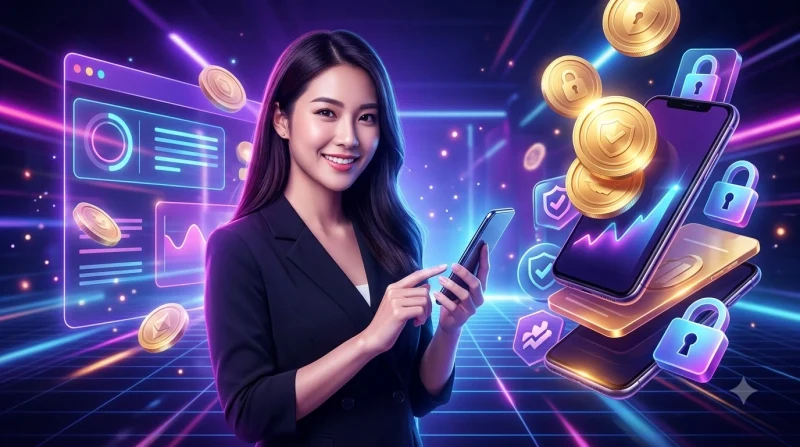 nguoi-doc-ky-dieu-khoan-hop-dong-voi-kinh-lup-bieu-tuong-phap-ly-phat-sang Người đọc kỹ điều khoản hợp đồng với kính lúp, biểu tượng pháp lý phát sáng